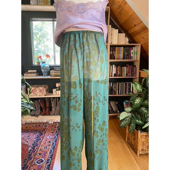 Silk Sheer Leopard Pant - Picture 4 of 6